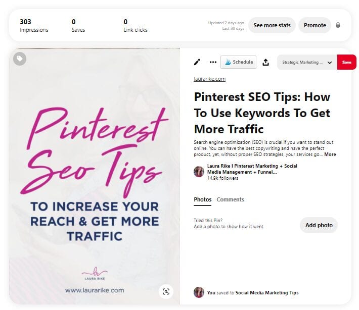 pinterest approved schedulers: scheduled pins in pinterest