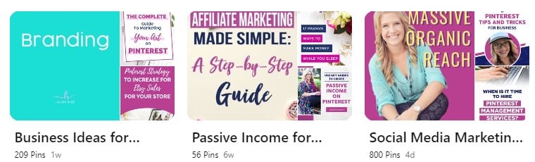 pinterest board names with keywords