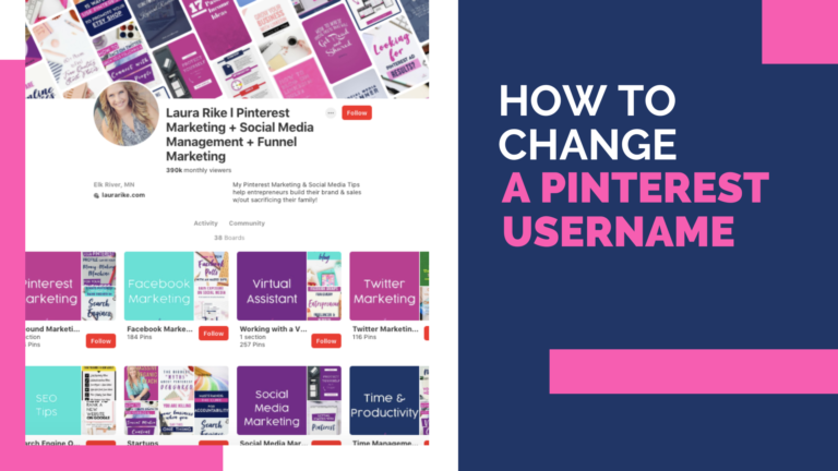How to Change Pinterest Username (why your profile name matters)