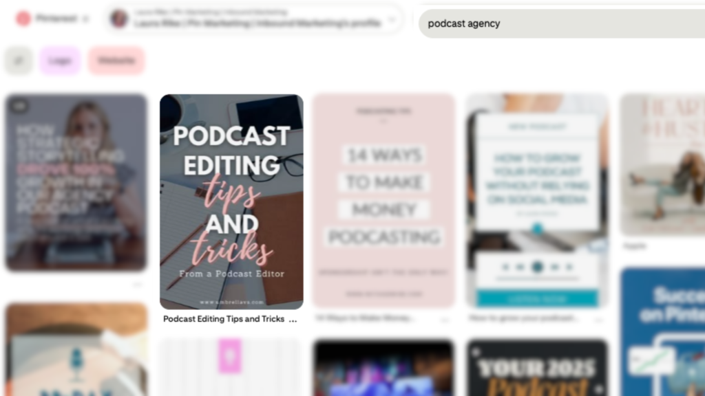 pinterest for podcasters