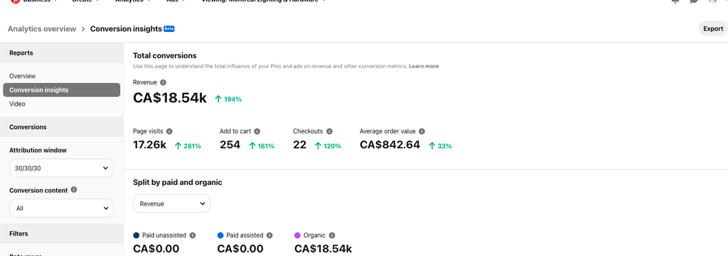 Verified Merchant Program for shopify store on Pinterest